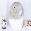 Unique Bargains Women's Shoulder Length Curly Wigs 14" with Wig Cap 1 Pc - 4 of 4