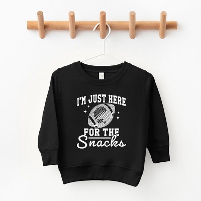 The Juniper Shop I'm Just Here For The Snacks Disco Youth Ultra-Soft Graphic Sweatshirt