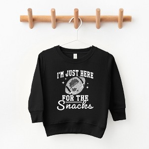The Juniper Shop I'm Just Here For The Snacks Disco Toddler Graphic Sweatshirt - 1 of 3
