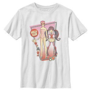 Boys Mattel Barbie and Monster High Dolls Club T Shirt - 1 of 4