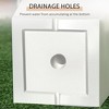 Resenkos Plant Pots, Flower Pots, Garden Planters,2-Pack Outdoor Planter Set, Flower Pots with Drainage Holes, Durable & Stackable Plant Pot, - 3 of 4