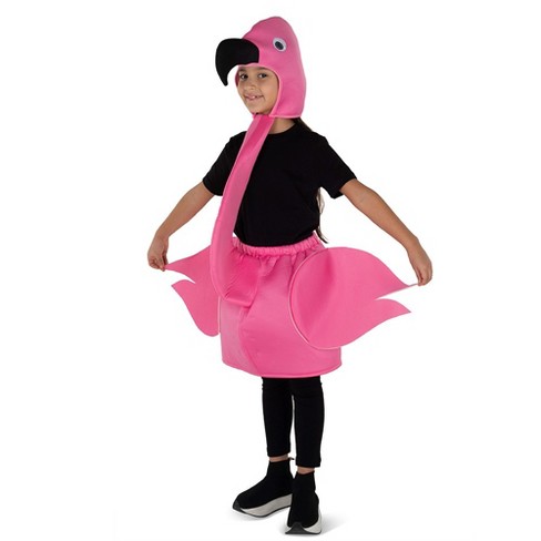 Pink Flamingo Mascot Costume