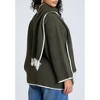ELOQUII Scarf Sweater Coat - 3 of 4