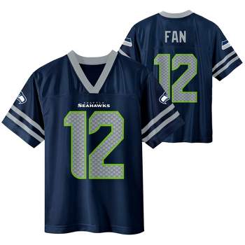 NFL Seattle Seahawks Boys' Short Sleeve 12 Fan Jersey