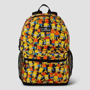 Mad Engine Kids' Bart Faces 18" Backpack - 1 of 4