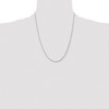 Black Bow Jewelry 2.5mm Stainless Steel Spiga Link Chain Necklace - 2 of 4