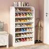 Hommoo 7-Tier Tall Shoe Rack White - 4 of 4