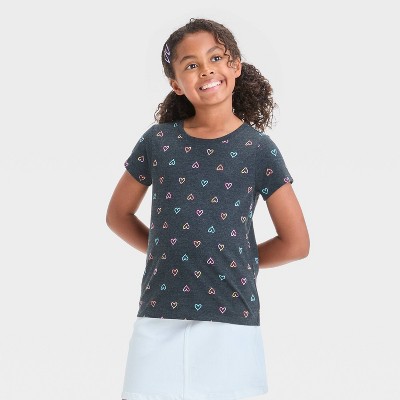 Girls' Short Sleeve Knit T-Shirt - Cat & Jack™