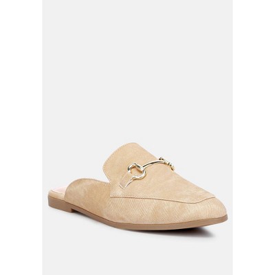 Briar Horsebit Embellishment Slip On Mules