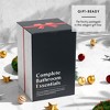 Hearth & Harbor Red Bathroom Set, Christmas Bathroom Sets, 6PC Bathroom Accessories Set, XMAS Bathroom Décor with Toilet Trash Can & Soap Dispenser - 4 of 4