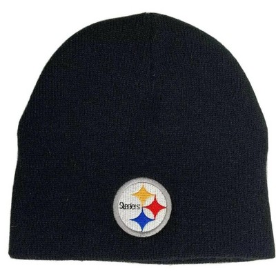 NFL Beanie - Pittsburgh Steelers, Black, Cuffless
