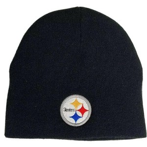 NFL Beanie - Pittsburgh Steelers, Black, Cuffless - 1 of 1