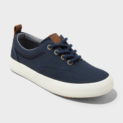 Kids' Jett Low Top Sneakers - Cat & Jack™ Navy Blue