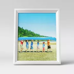 8" x 10" Wedge Picture Frame White - Room Essentials™