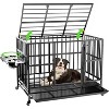 Akoasm 43 Inch Removable Heavy Duty Dog Cage with Wheels & Special Air Lift Rod & 360¡ãAdjustable Bowls - 3 of 4