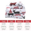 GustoWave Christmas Red Boho Bed Sheets Set with 16 Inches Deep Pocket - 4 of 4