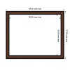 Amanti Art 27"x33" Yale Walnut Framed Magnetic Dry Erase Board - 4 of 4