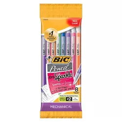 BIC #2 Xtra Sparkle Mechanical Pencils, 0.7mm, 8ct - Multicolor