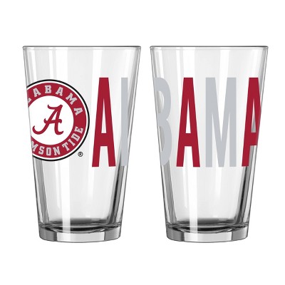 NCAA Alabama Crimson Tide Overtime Pint Glass - 16oz