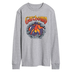 Men's - Pokémon - Garchomp Rocks Long Sleeve Graphic T-Shirt - 1 of 3