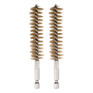 Unique Bargains Sturdy Wear-resistant 1/4" Hex Shank Handle Cleaning Brass Bore Brush - 1 of 4
