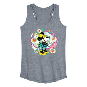 Women's - Disney - Minnie Pop Cloud Graphic Racerback Tank - 1 of 4
