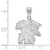 Black Bow Jewelry Sterling Silver Kentucky Wildcats NCAA Large Pendant - 2 of 3