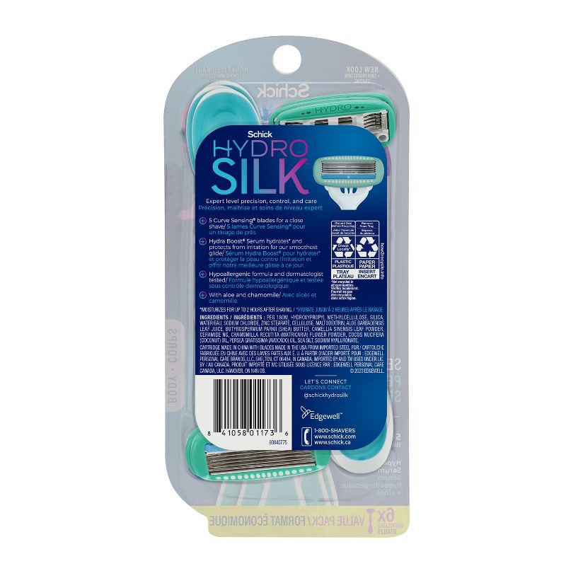 Schick Hydro Silk Sensitive Women&#39;s Disposable Razors &#8211; 6 ct, 3 of 11