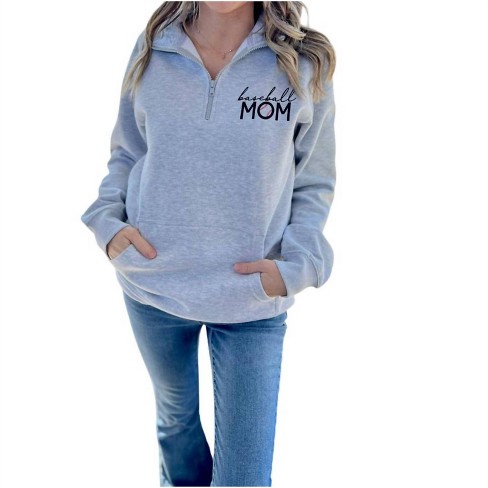 Baseball sweatshirt womens best sale