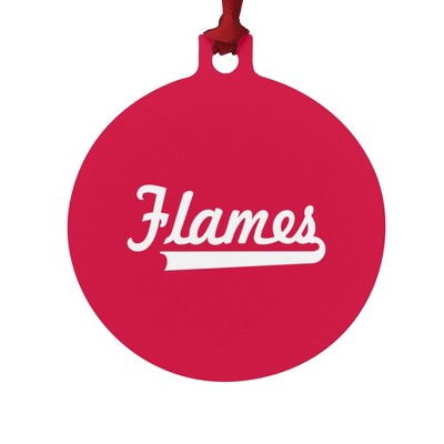 UIC Secondary Logo Aluminum Holiday Christmas Tree Ornament