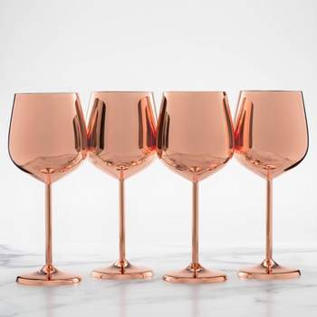 Stainless Steel Wine Glasses - The Stainless Sipper