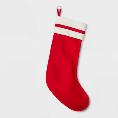 Oversize Felt Christmas Stocking Red - Wondershop™