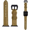 Worryfree Gadgets Leather  Apple Watch, Band for iWatch Series 8 7 6 5 4 3 2 1 Genuine Leather Replacement Band Bracelet Smart iWatch Accessories - 2 of 4