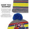 Paw Patrol Boys Winter Hat, Scarf & Mittens Set, Toddlers Ages 2-4 (Gray) - 4 of 4