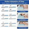 Dyonery Adjustable Firm Memory Foam Pillow for Sleeping, Slim Pillows,Two Sides Cover, Neckpain Relief,Washable, for Side Sleeper, Standard - 4 of 4