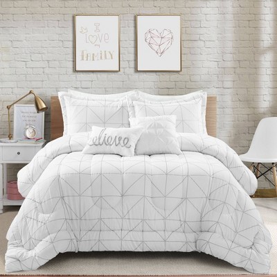 target grey comforter set