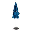 10FT Outdoor Aluminium 3 Tier Polyester Auto Tilt Umbrella,Patio Umbrella With 8 Steel Ribs,Pool Deck Umbrella,Base Not Included-Coolbibila - 3 of 4