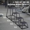VEVOR Plyometric Jump Boxes, 12/18/24/30 Inch Plyo Box, Platform and Jumping Agility Box, Anti-Slip Fitness Exercise Step Up Box Set - 3 of 4