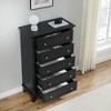 5 Drawers Dresser for Bedroom, Dresser with Wide Drawers, Wood Chest of Drawers, Tall Dresser - 4 of 4