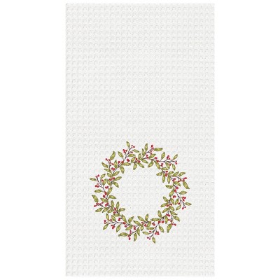 C&F Home Berry Garland Waffle Weave Kitchen Towel