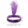 Unique Bargains Women's Feathers Faux Diamond Headbands 1 Pc - 4 of 4