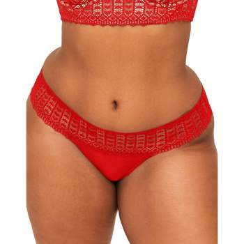 Adore Me Women's Gynger Bikini Panty 2x / True Red. : Target