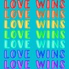 Adult Design By Humans Humans Love Wins Pride Repeat By CNTT668 T-Shirt - 2 of 2