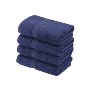 Luxury Cotton Heavyweight Ultra-Plush Hand Towel Set of 4 by Blue Nile Mills - 1 of 4