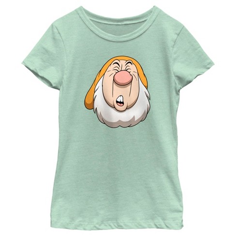 Girl's Snow White and the Seven Dwarves Sneezy's Face T-Shirt - image 1 of 4