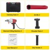 Diamond Core Drill, Concrete Core Drill Rig with 2-Speed for Brick, Block, and Stone - 4 of 4
