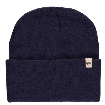 Minus33 Merino Wool Midweight - Everyday Knit Cuff Beanie 100% Merino Wool  Navy : Target