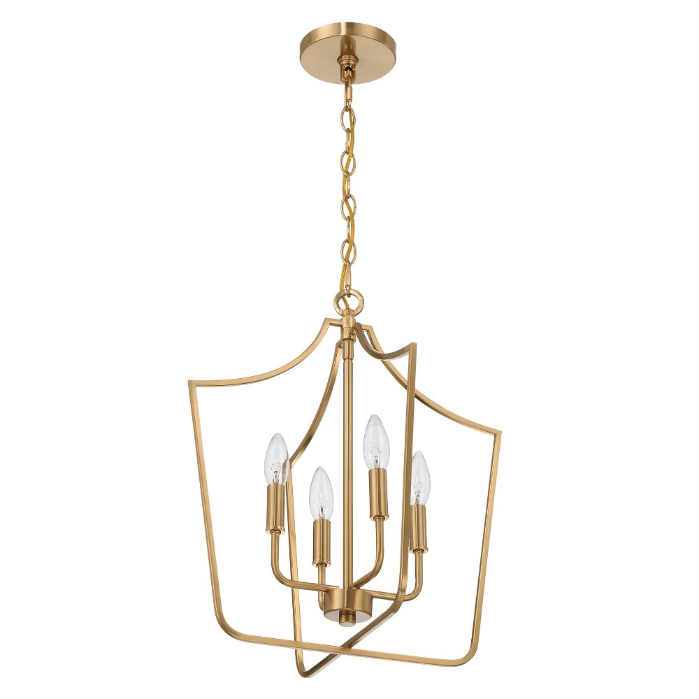 Photos - Chandelier / Lamp Robert Stevenson Lighting Constance Tapered Metal 4-Light: ETL Listed, No