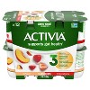 Activia Probiotic Peach & Strawberry Yogurt Variety Pack - 12ct/4oz Cups - 2 of 4