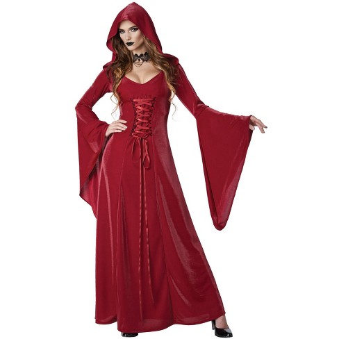 Scarlet Vampiress Costume For Dress-Up,Halloween,Theme Parties Size L 